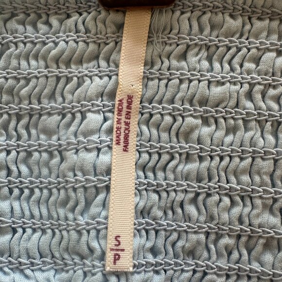 Free People - Leave It To Me Blouse Top - Cool Air - Small - Worn 1 Time - Picture 8 of 9